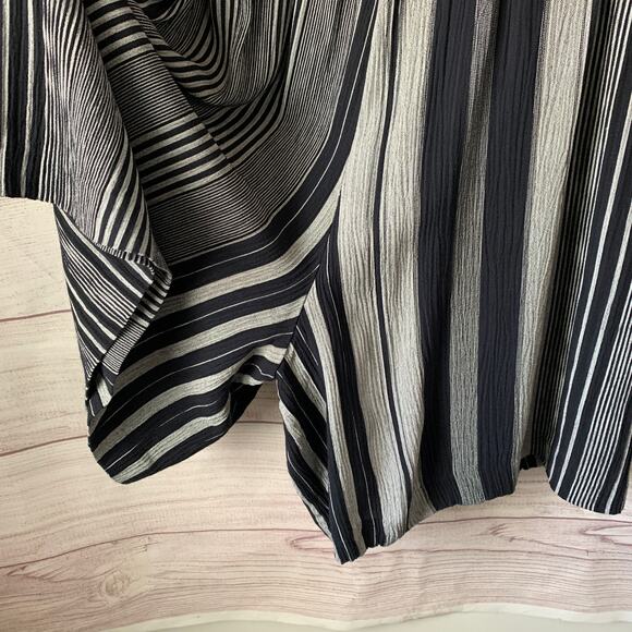 Vintage R.J. Stevens by Carol Escritor Romper Navy and Gray Stripes Size 12 - Picture 16 of 16